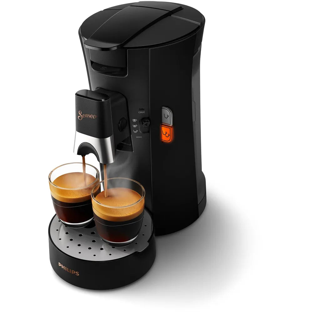 Philips CSA240/60 SENSEO Select Kaffeepadmaschine, tiefblack
