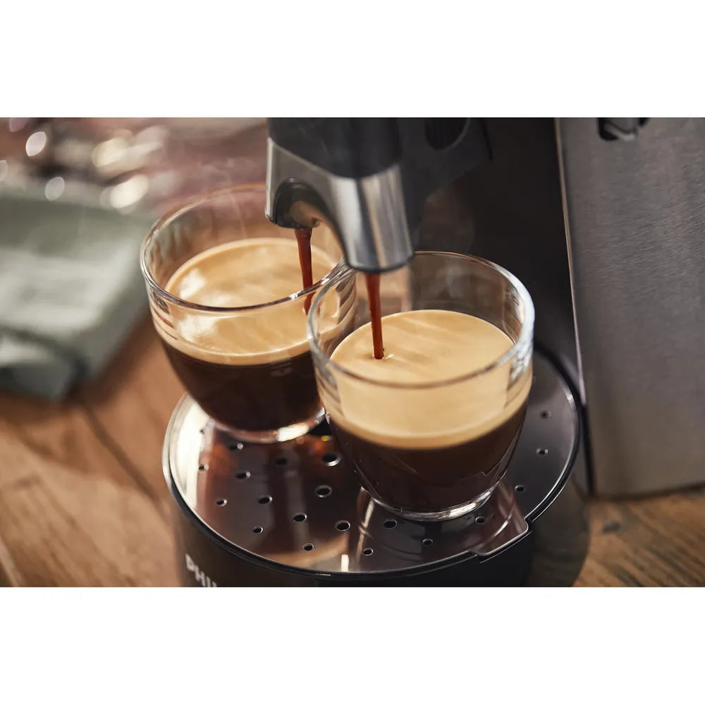 Philips CSA250/10 SENSEO Select Kaffeepadmaschine, black/gebürstetes Metall