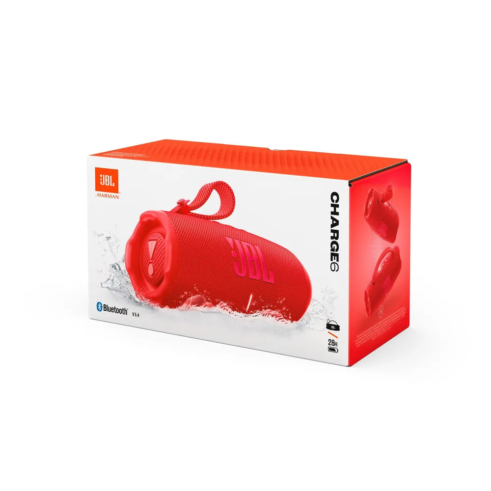 JBL Charge 6 Portable Bluetooth-Speaker red