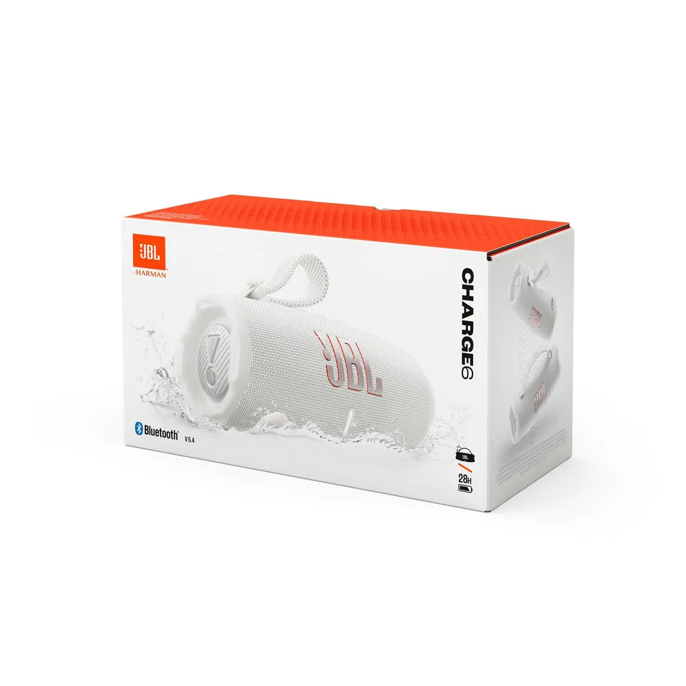 JBL Charge 6 Portable Bluetooth-Speaker white