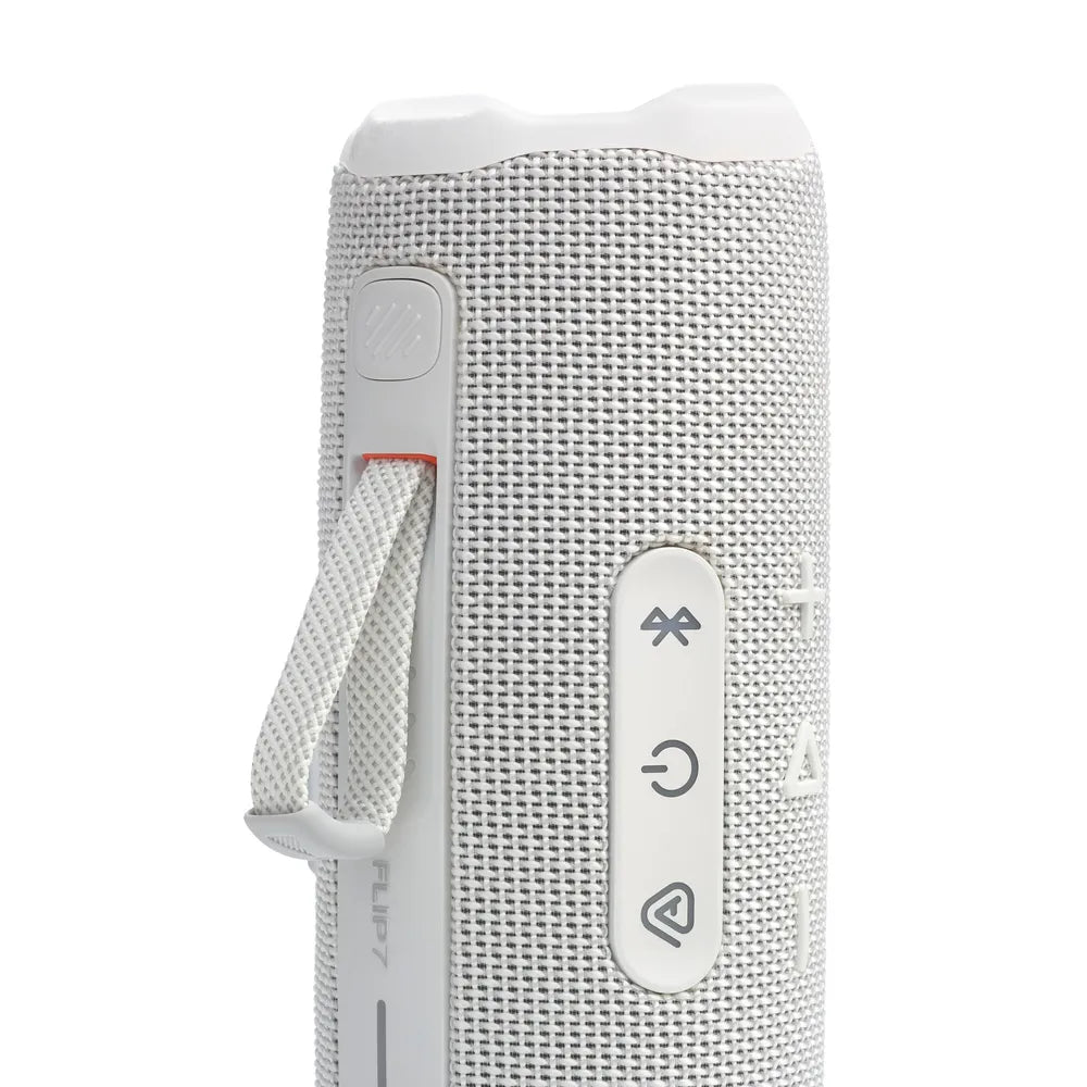 JBL Flip 7 Bluetooth Speaker waterproof with Battery white