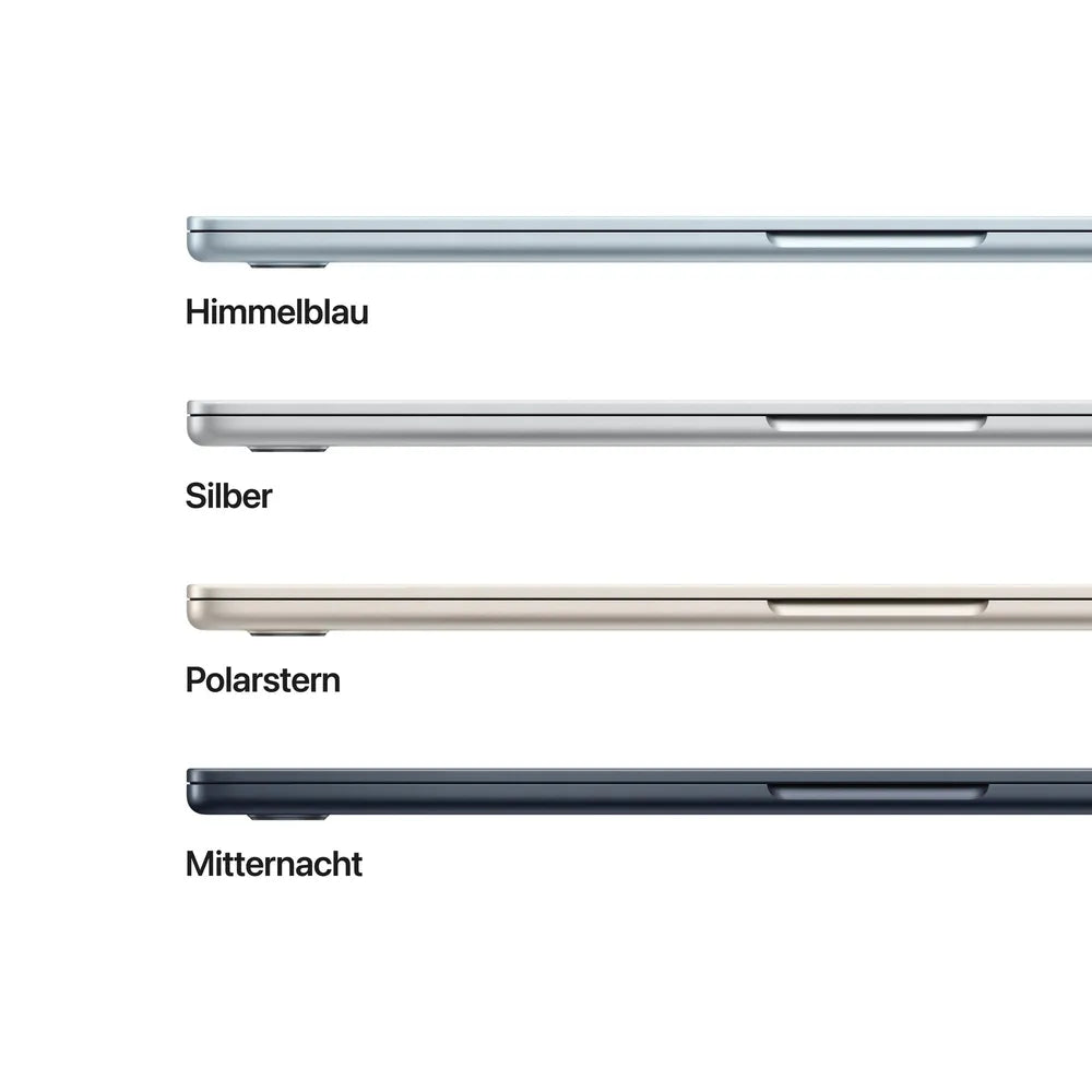 Apple MacBook Air 15,3" 2025 M4/16/256GB SSD 10C GPU Mitternacht MW1L3D/A