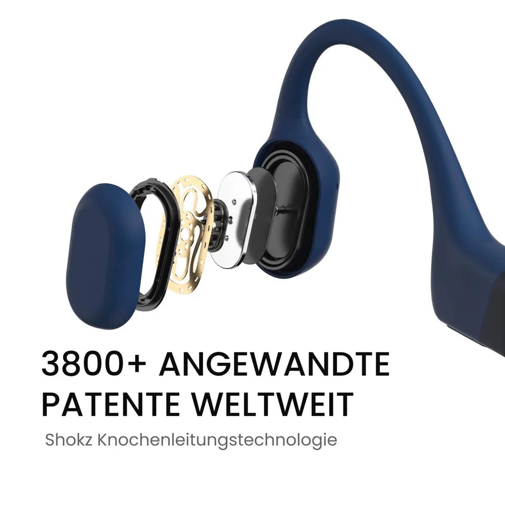 Shokz OpenRun USB-C Sportkopfhörer blue
