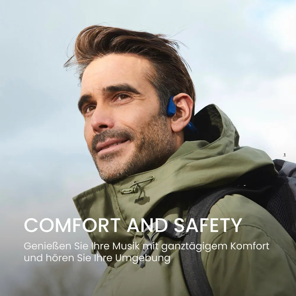 Shokz OpenRun USB-C Sportkopfhörer blue