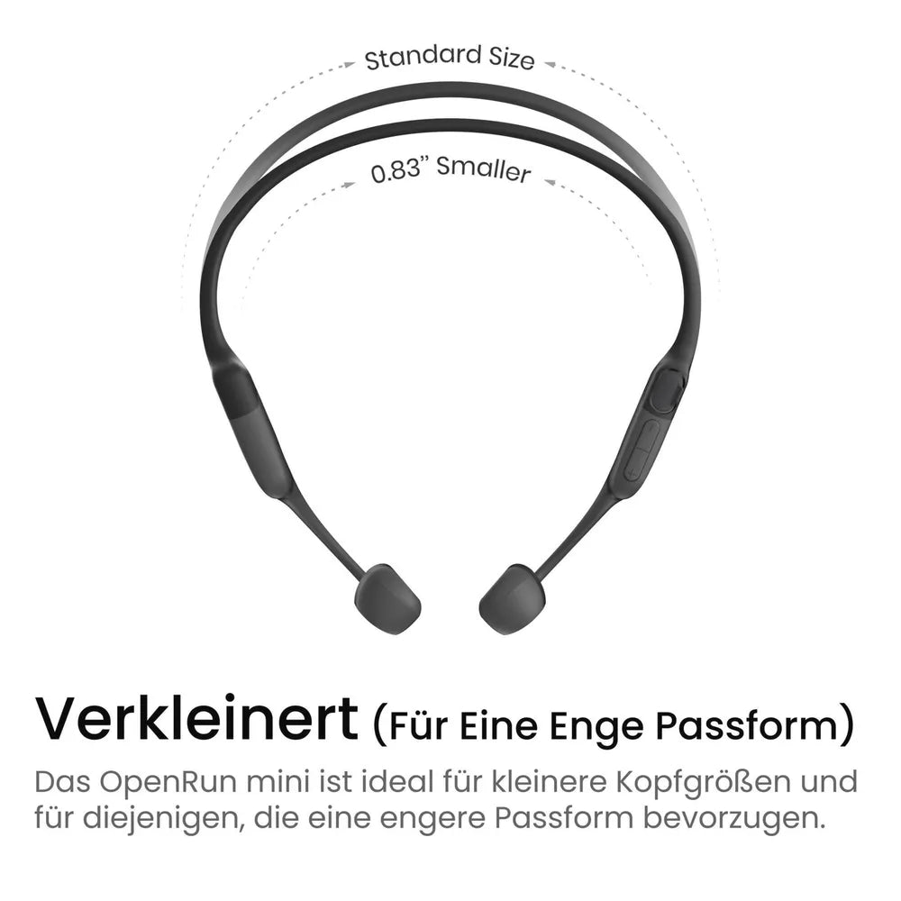 Shokz OpenRun Mini USB-C Sportkopfhörer black