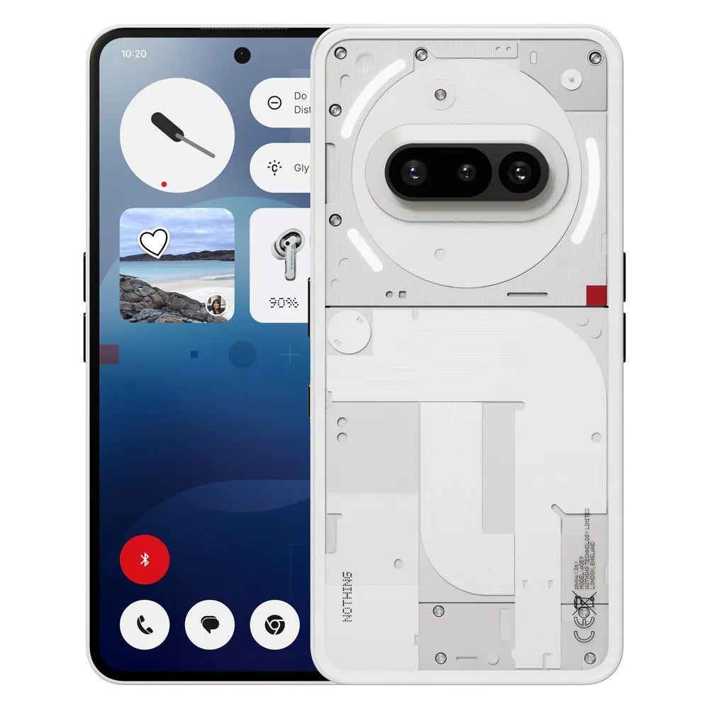 Nothing Phone (3a) 12/256GB Dual-SIM white Android 15 Smartphone