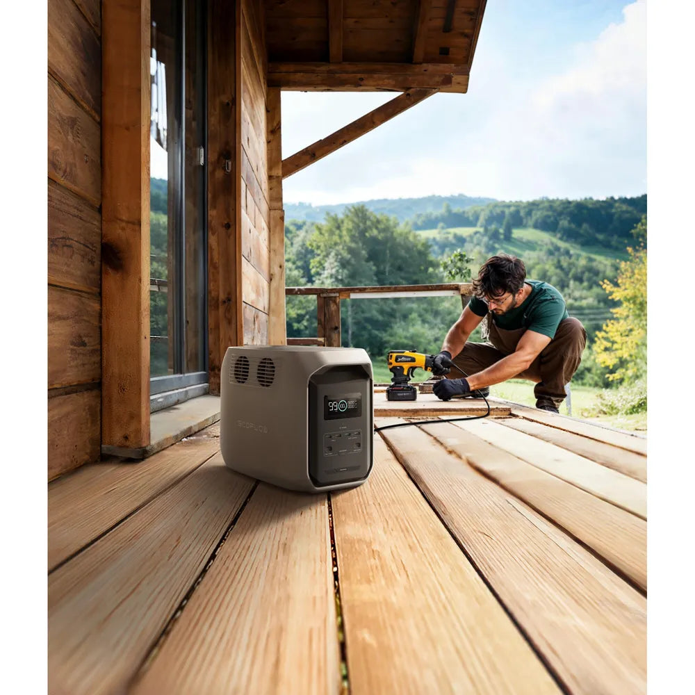 ECOFLOW Delta 3 1500 - Portable Powerstation 1536Wh|1800W (0% VAT. gem. § 12 Abs. 3 VAT law)