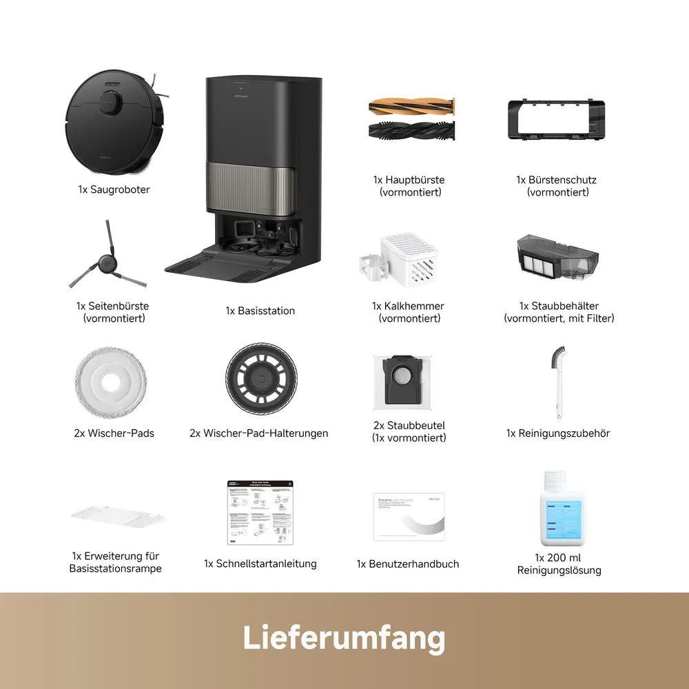 Dreame L40s Pro Ultra Saugroboter with Wischfunktion black 19.000 Pa