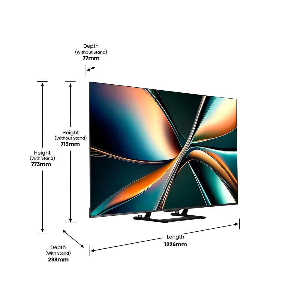 Hisense 55U7Q 139cm 55" UHD Mini LED Smart TV TV