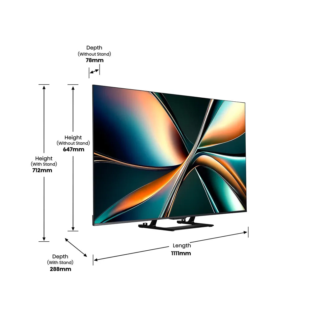 Hisense 50U7Q 126cm 50" UHD Mini LED Smart TV TV