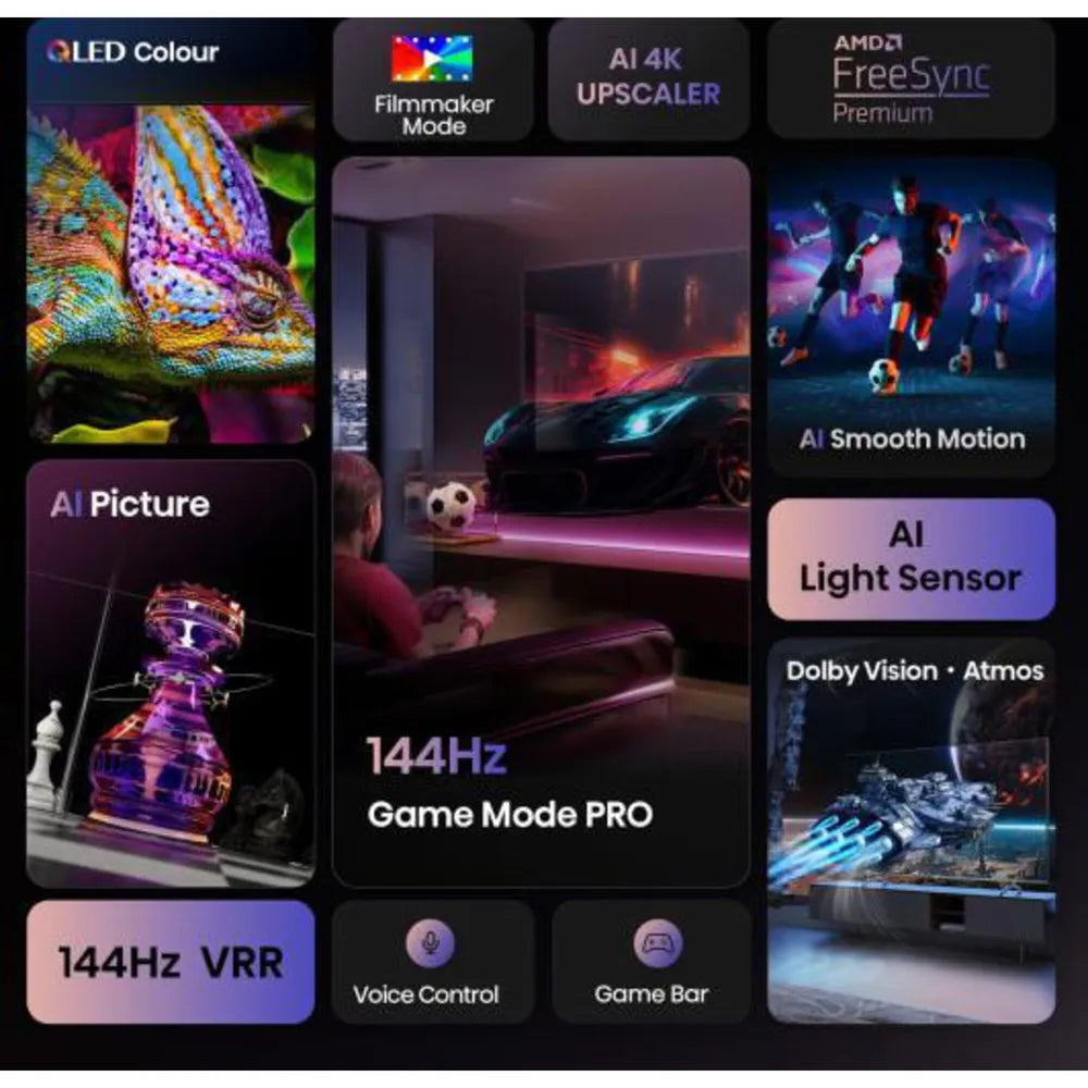 Hisense 75E77Q PRO 189cm 75" 4K QLED Smart TV TV