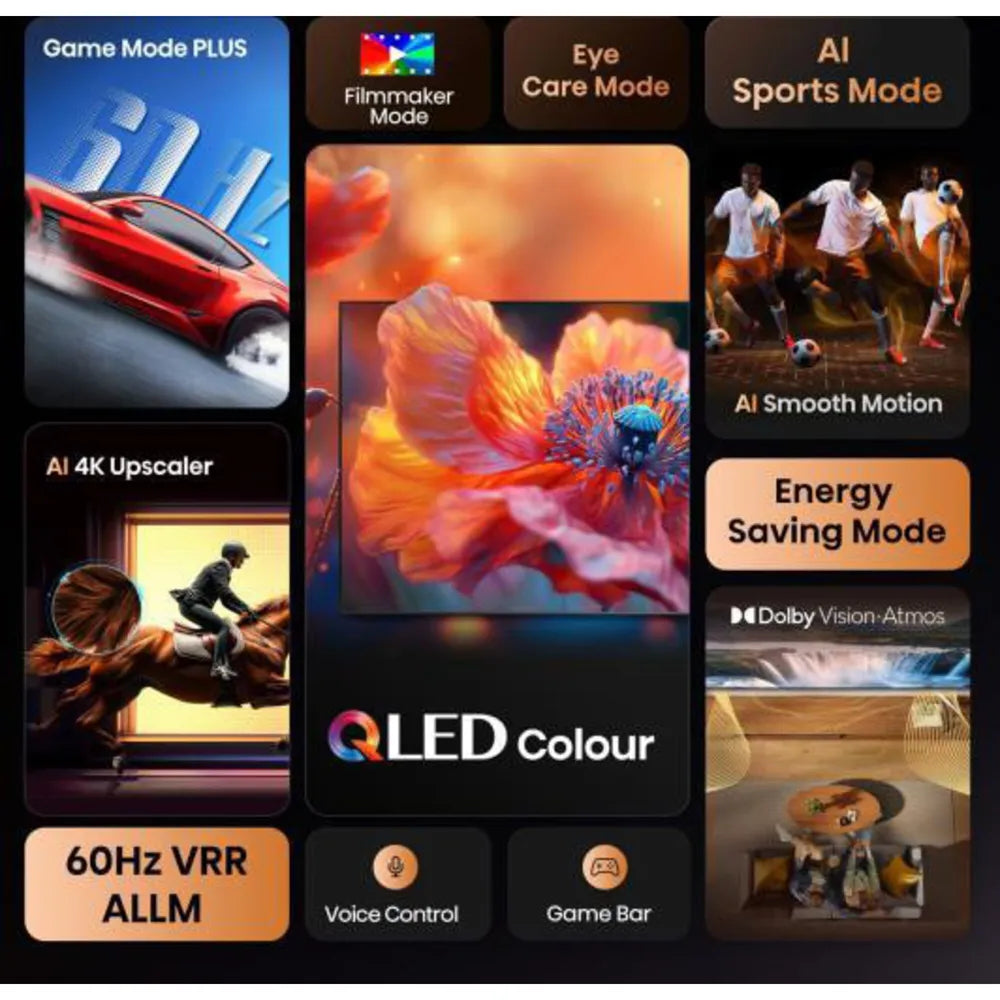 Hisense 55E77Q 139cm 55" 4K QLED Smart TV TV
