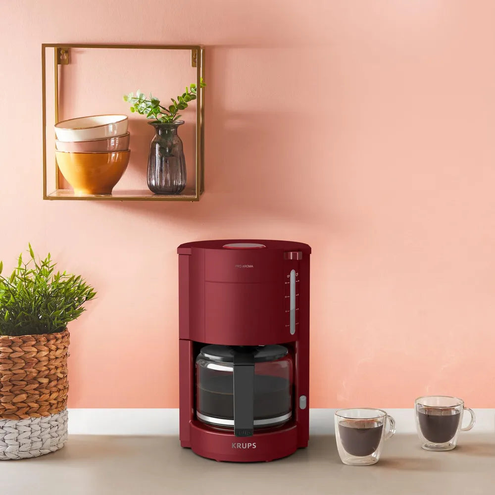 Krups F30905 Pro Aroma Filter Coffee Machine red
