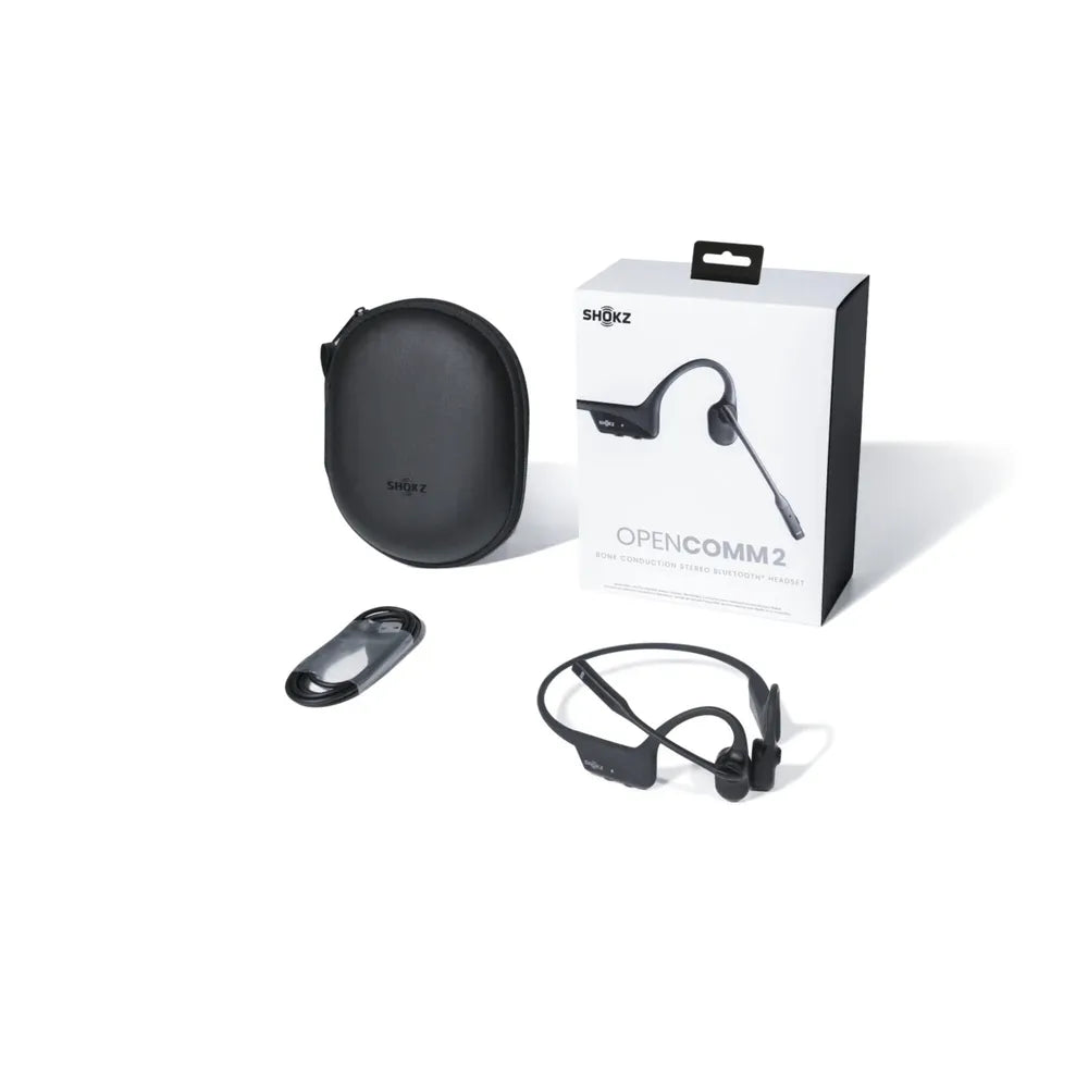 Shokz OpenComm2 2025 Knochenschall-Headset black