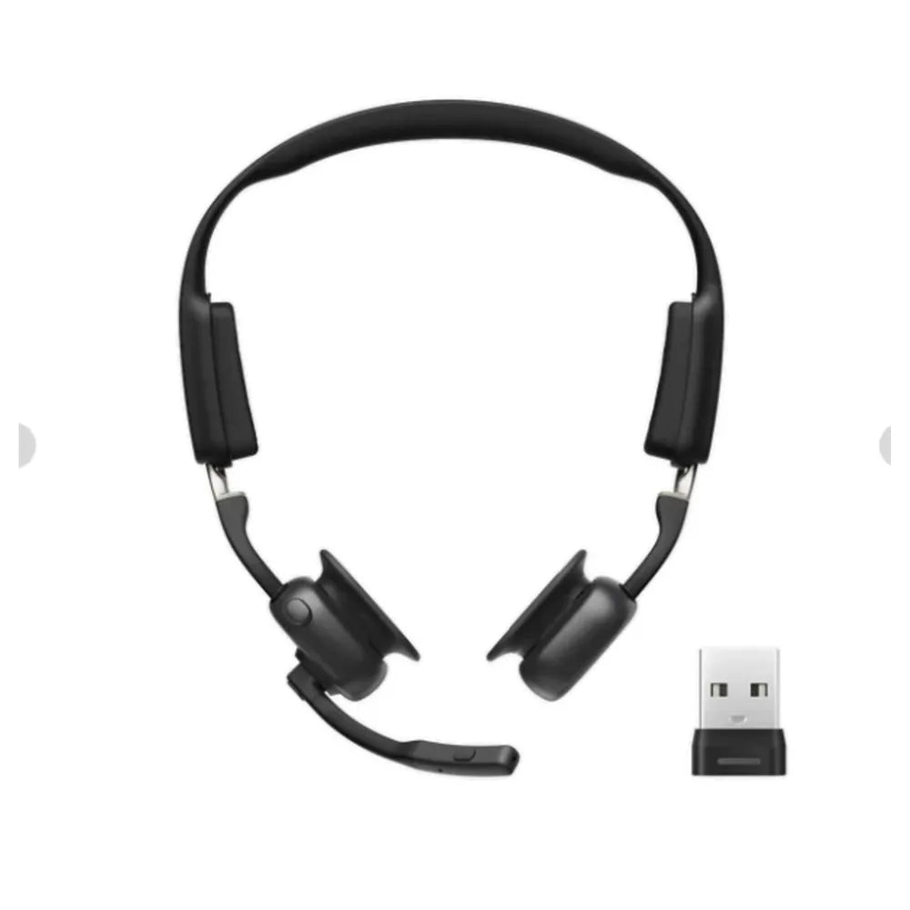 Shokz OpenMeet UC Knochenschall-Headset black incl.. USB-A Dongle