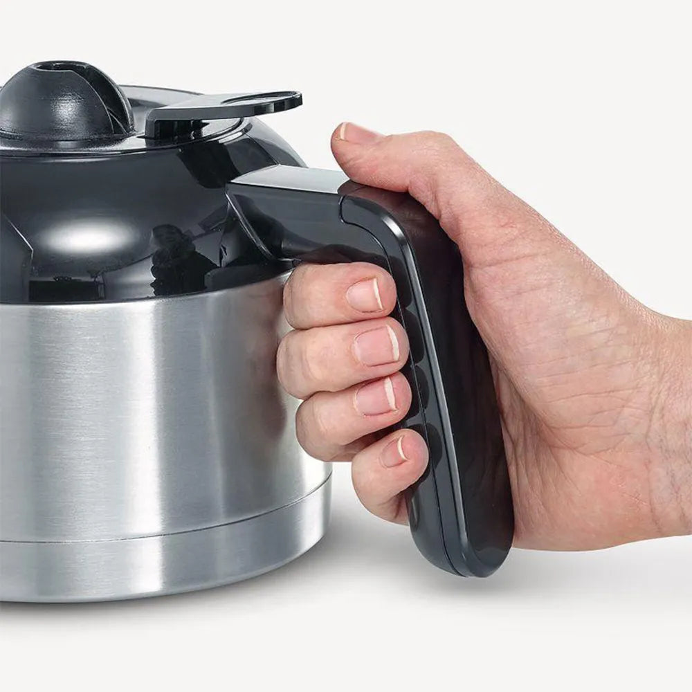 Severin KA 4835 Coffee Machine with Thermokanne 1000W black/silver