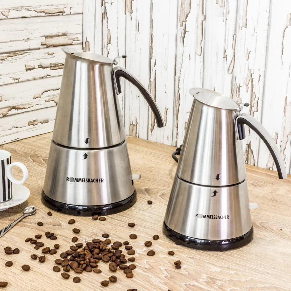 Rommelsbacher Espressokocher EKO 366/E Stainless Steel 365W