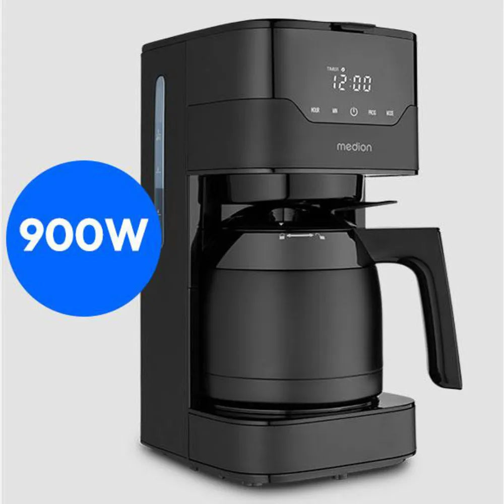 Medion MD18458 Coffee Machine with Thermoskanne matt black