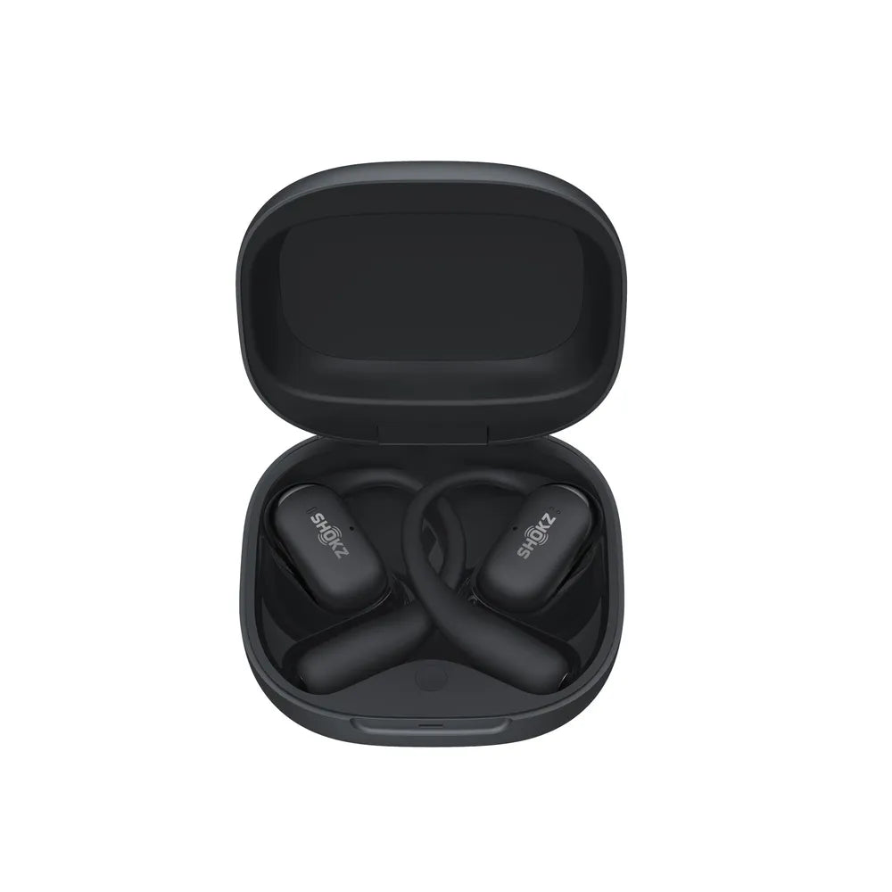 Shokz OpenFit 2+ True-Wireless Open-Ear-Headphones Black