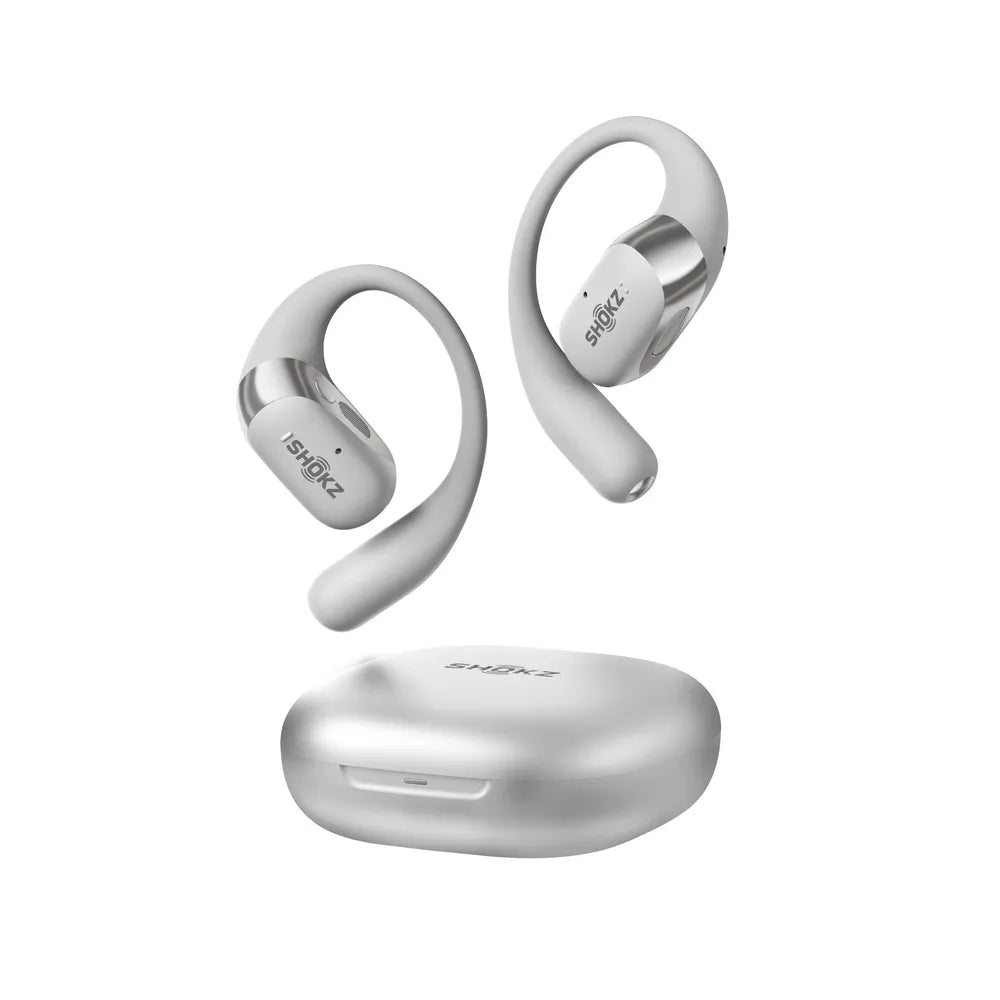 Shokz OpenFit 2+ True-Wireless Open-Ear-Headphones Grey