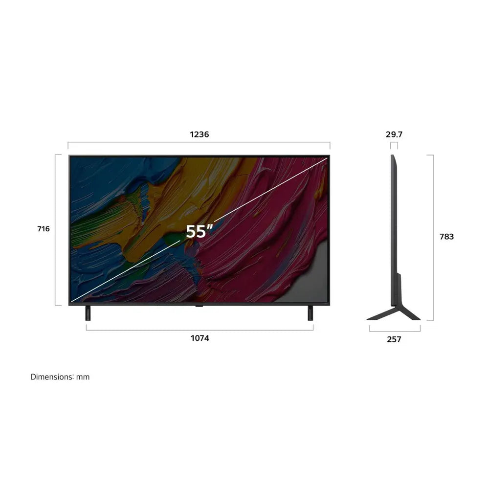 LG 55QNED80A6A QNED evo AI 139cm 55" 4K UHD Smart TV TV