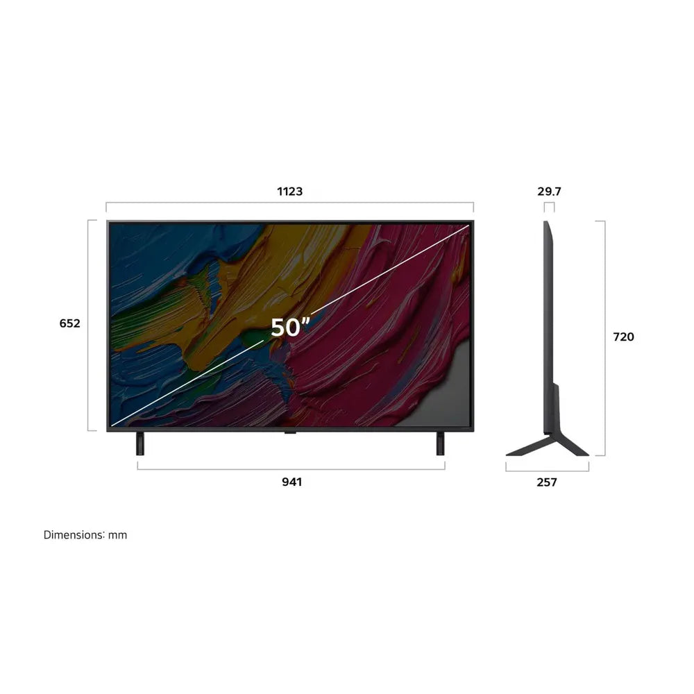 LG 50QNED80A6A QNED evo AI 127cm 50" 4K UHD Smart TV TV