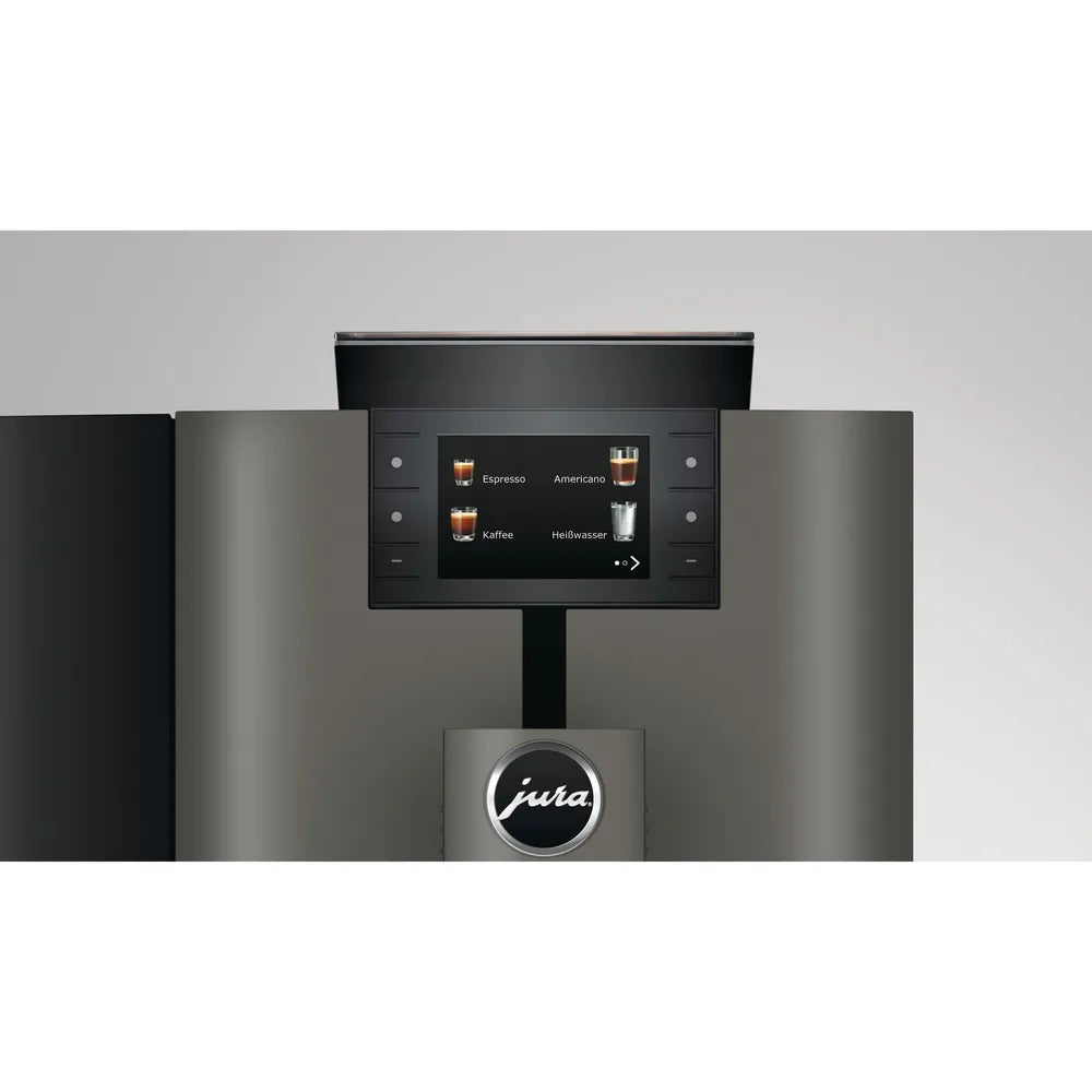 JURA Gastro X4c Dark Inox Professional Automatic Coffee Machine Festwasseranschluß Bandle incl.. Wartungspack