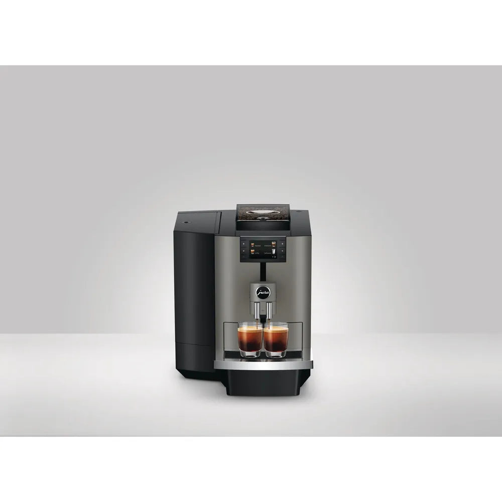 JURA Gastro X4c Dark Inox Professional Automatic Coffee Machine Festwasseranschluß Bandle incl.. Wartungspack