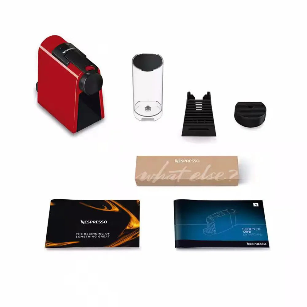Nespresso Coffee Capsule Machine DeLonghi Essenza Mini EN85.R Red