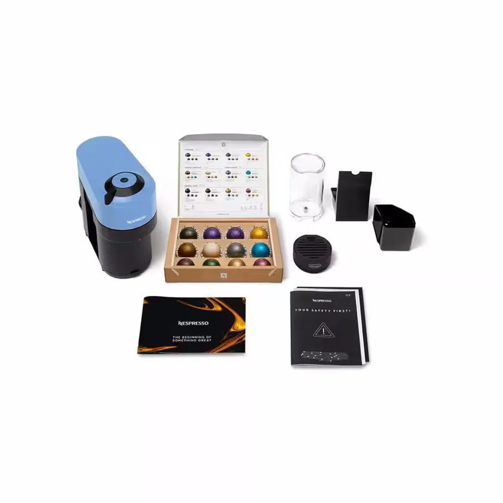 Nespresso Coffee Capsule Machine DeLonghi Vertuo Pop ENV 90.A Blue