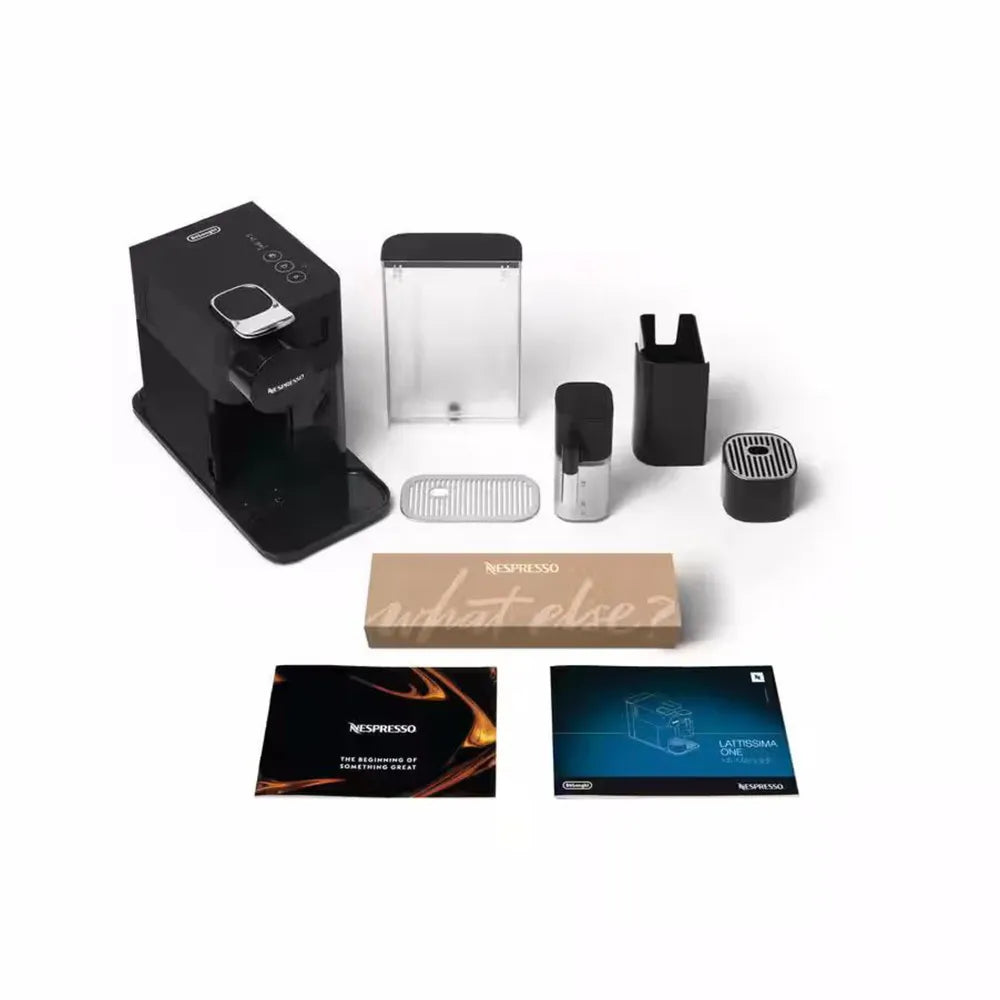 Nespresso Coffee Capsule Machine Delonghi Lattissima One EN510.B Black