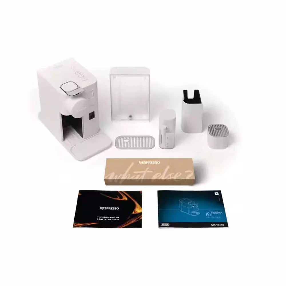 Nespresso Coffee Capsule Machine DeLonghi Lattissima One Evo EN510.W White