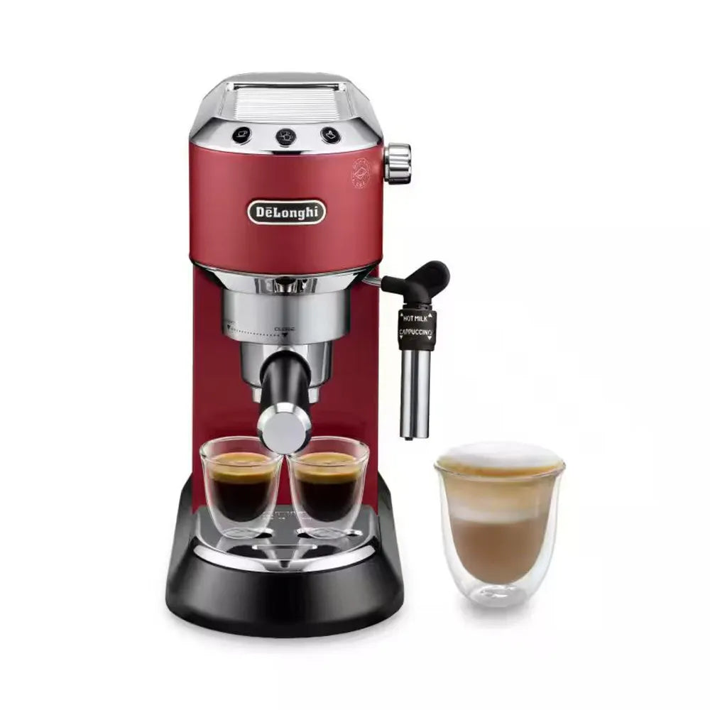 DeLonghi EC 685.R Dedica Style Siebträger Espresso Machine Red