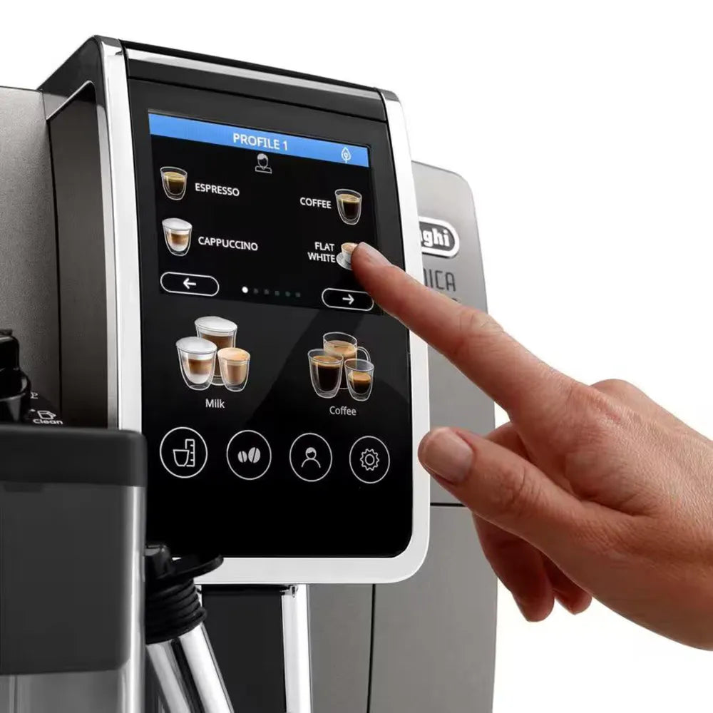 DeLonghi ECAM 380.95.TB Dinamica plus Automatic Coffee Machine gray