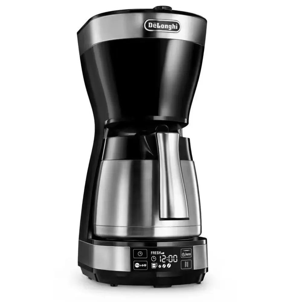 DeLonghi ICM 16731 Filter Coffee Machine Display Stainless Steel Thermokanne