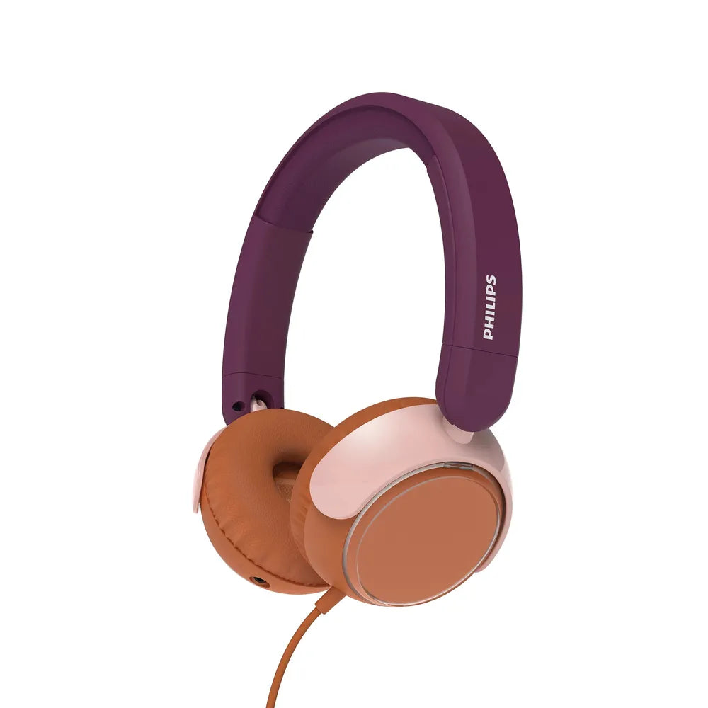 Philips TAK2000MP/00 On Ear Headphones for Kinder - pink / violett
