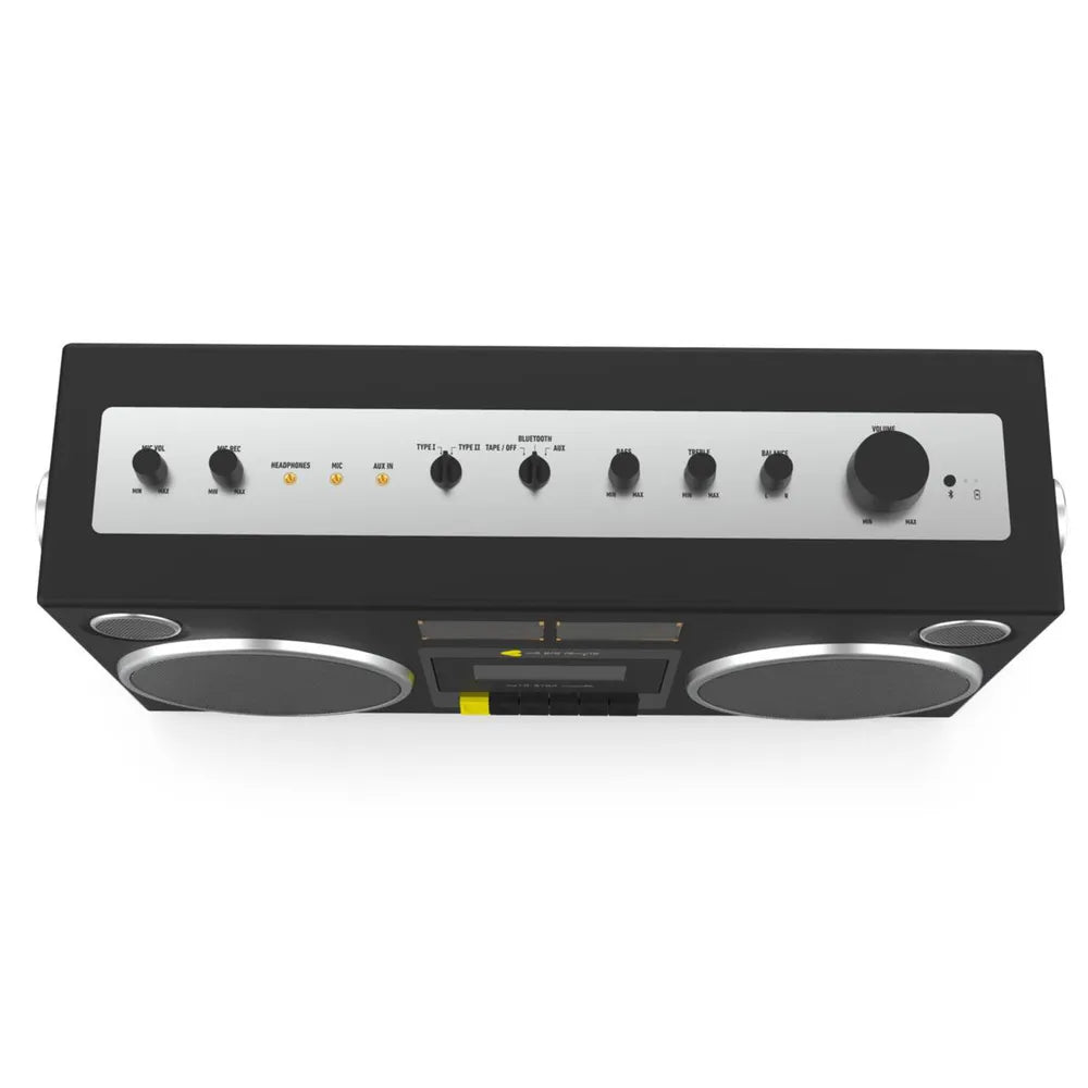 WeAreRewind Curtis Portable Kassettenspieler with Bluetooth black