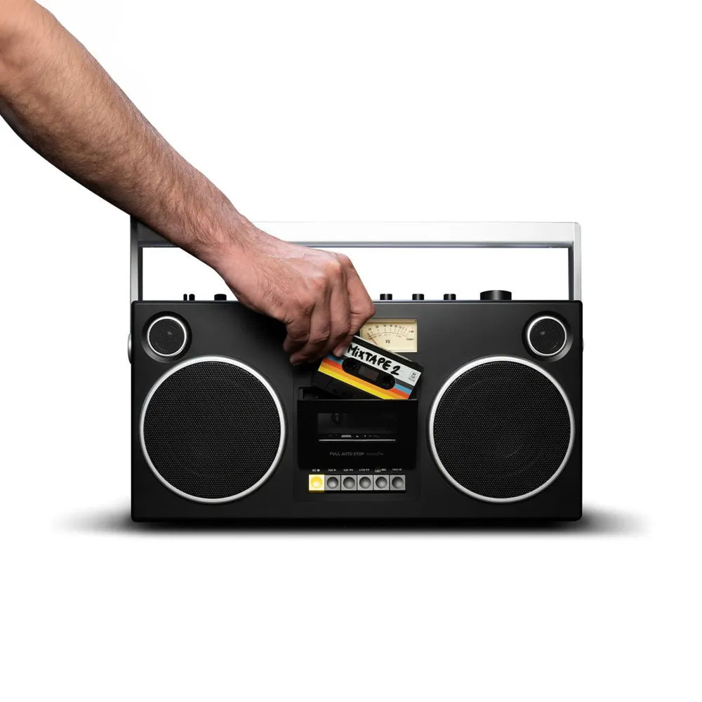 WeAreRewind Curtis Portable Kassettenspieler with Bluetooth black