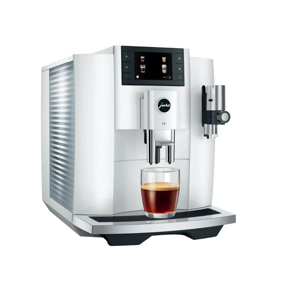 JURA E8 Piano White 15474 (ED) Automatic Coffee Machine 2025