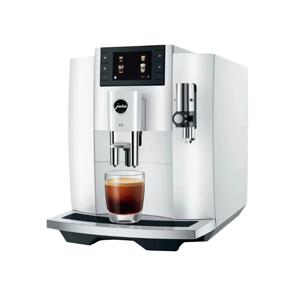 JURA E8 Piano White 15474 (ED) Automatic Coffee Machine 2025
