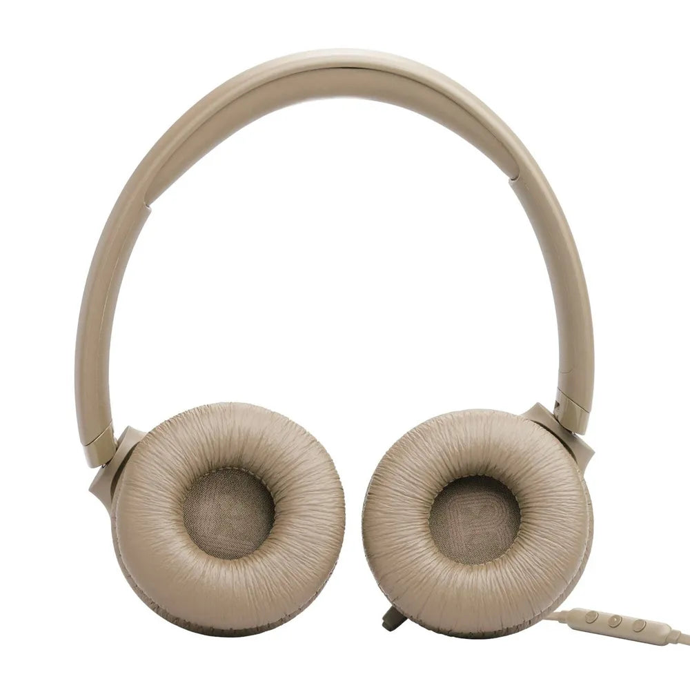JBL TUNE 530C - USB-C kabelgebandener On-Ear-Headphones Microphone beige