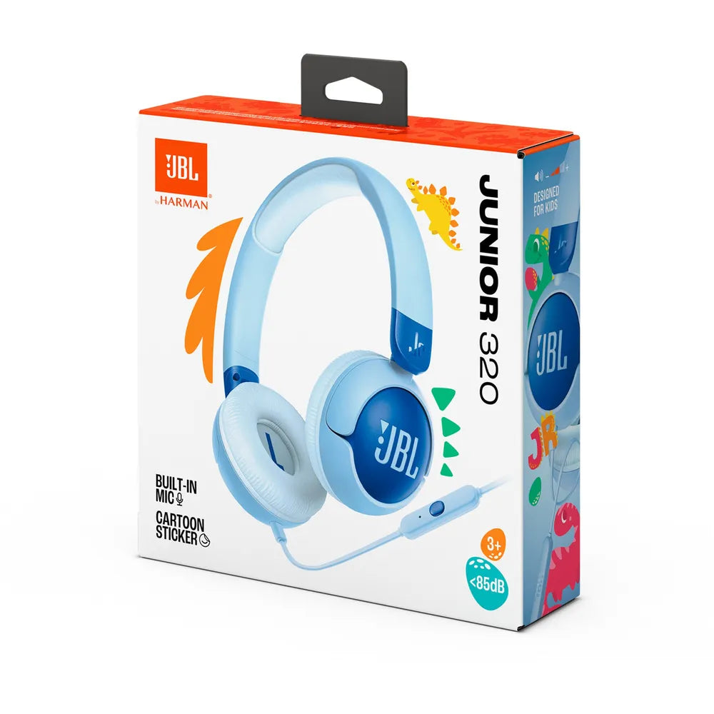 JBL Juneor 320 - On Ear-Headphones for Kinder blue