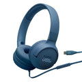 JBL TUNE 520C USB-C kabelgebandener On-Ear-Headphones Microphone blue