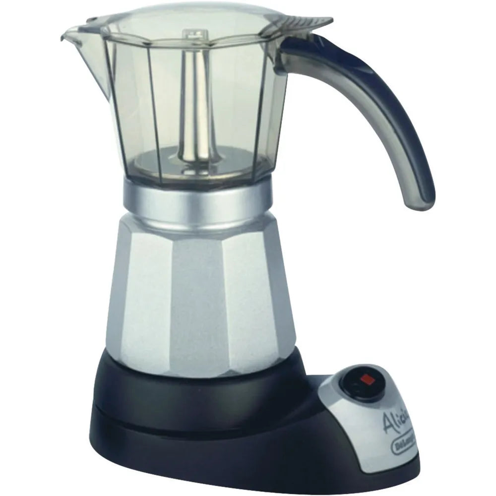 DeLonghi EMKM 6.B Alicia Plus Silver Elektrischer Espressokocher