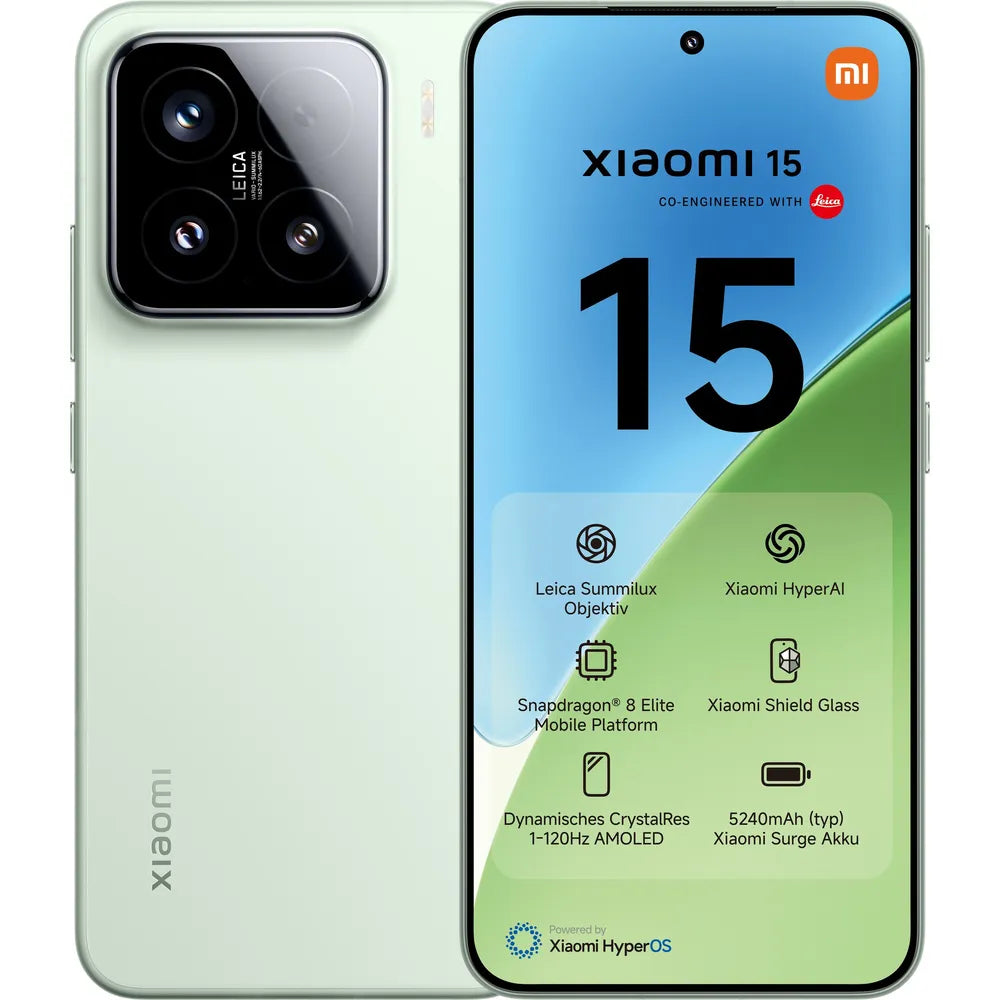 Xiaomi 15 5G 12/512GB Dual-SIM Smartphone green