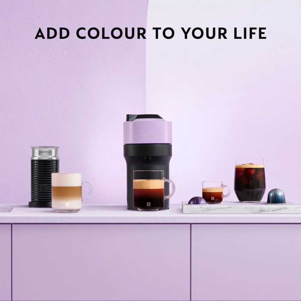 Nespresso Coffee Capsule Machine Krups XN9206 Vertuo Pop Purple