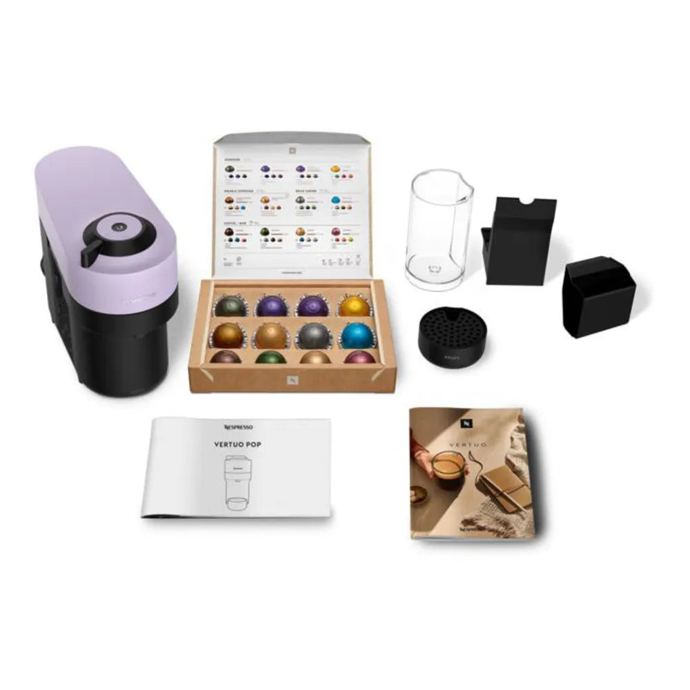 Nespresso Coffee Capsule Machine Krups XN9206 Vertuo Pop Purple