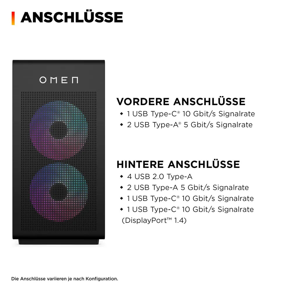 HP OMEN GT16-1471ng 35L Gaming Desktop Ryzen™ 7 9800X3D 32GB/2TB SSD RTX 5080 Win11