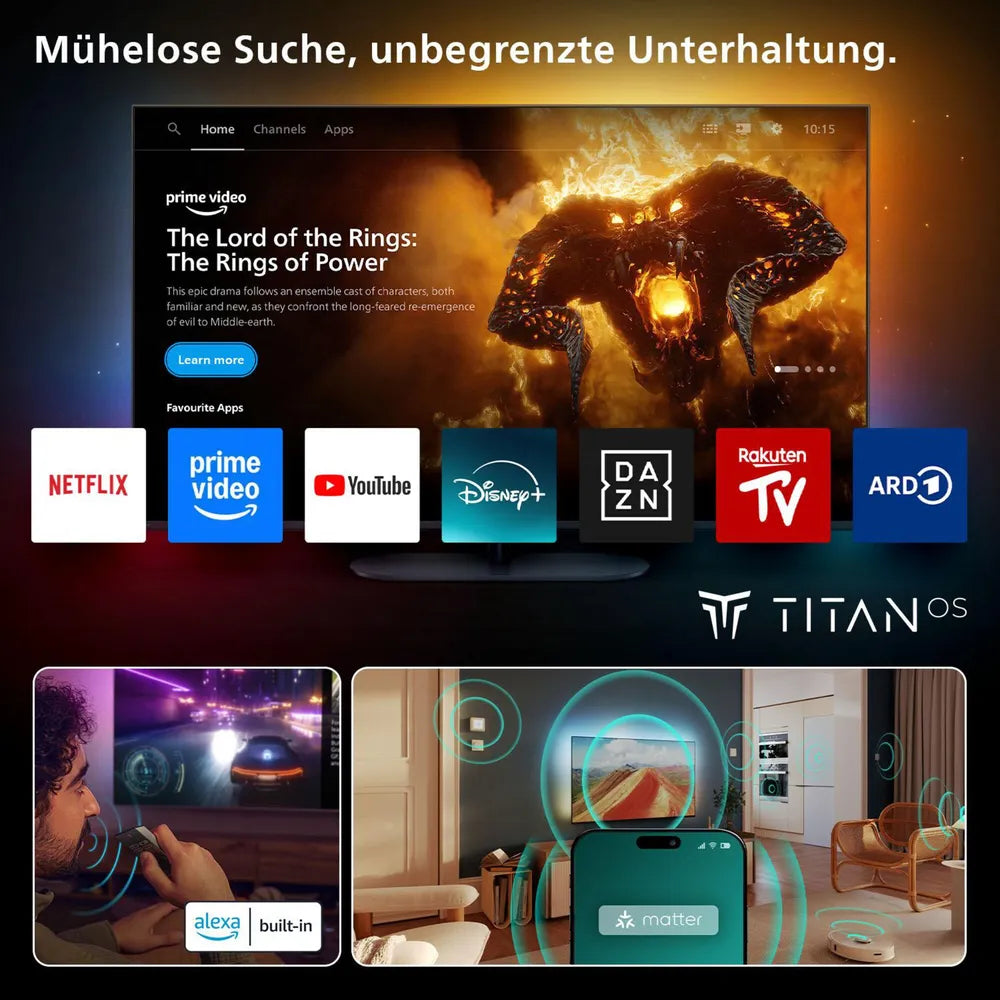 Philips 65PUS9000/12 164cm 65" The One 4K Ambilight TV