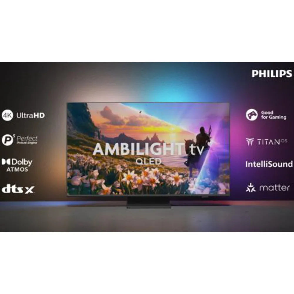 Philips 43PUS8600/12 108cm 43" 4K QLED Ambilight TV 120Hz